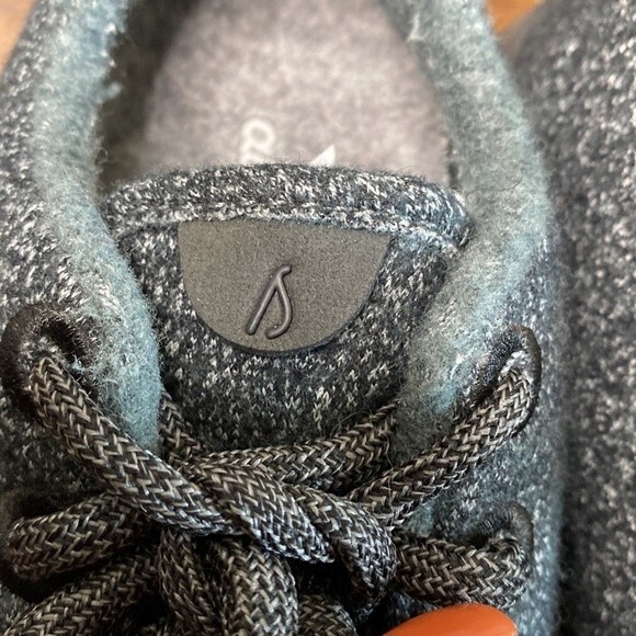 All Birds Wool Runner Mizzles Blue Gray With Black Soles 6 - Picture 2 of 10